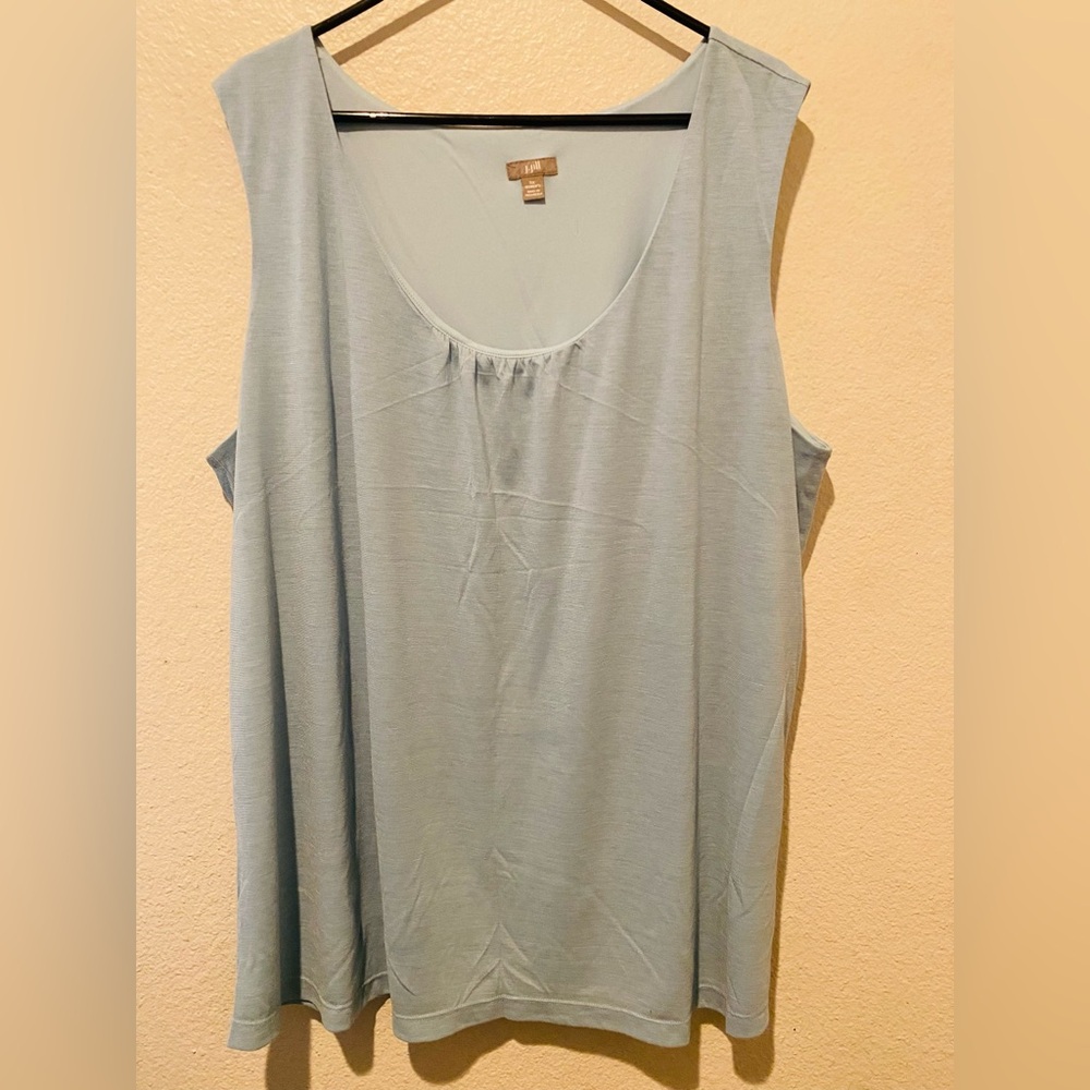 J. Jill Light Blue Tank Top